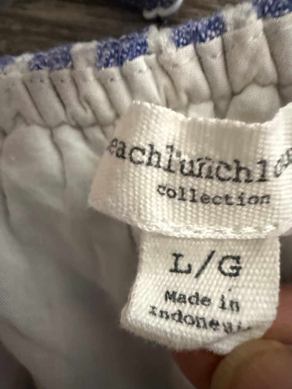 beachlunchlounge Blue and White One-Shoulder Striped Dress - Picture 7 of 8